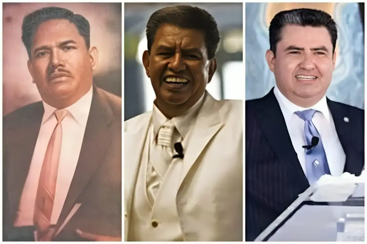 Los tres dirigentes de La Luz del Mundo