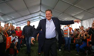 Juan José Frangie rinde informe