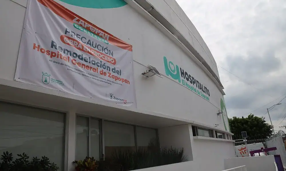 Obras en el Hospital de Zapopan