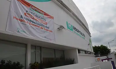 Obras en el Hospital de Zapopan