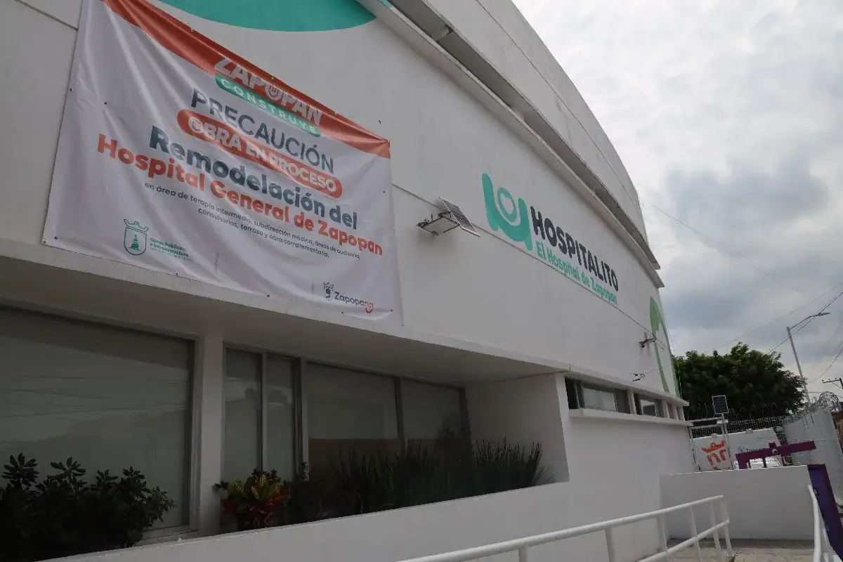 Obras en el Hospital de Zapopan
