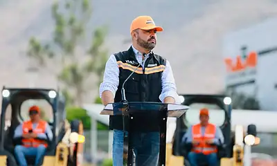 El alcalde de Tlajomulco, Quirino Velázquez, rinde primer informe