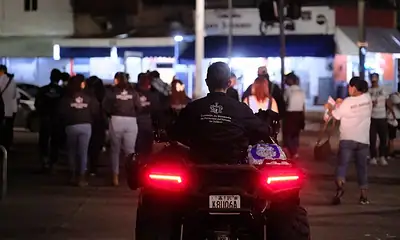 Operativo de búsqueda de personas en Parque Morelos