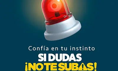 Campaña de seguridad para pasajeros de taxis