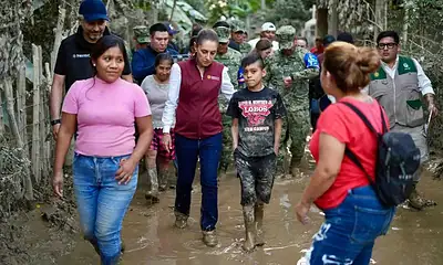 valan reacción de Sheinbaum ante desastres por lluvias, según encuesta