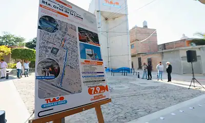 Infraestructura del metrobús TACO en la Sta. Cruz de la Loma, con mapa y detalles del proyecto.