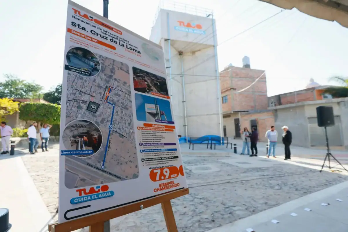 Infraestructura del metrobús TACO en la Sta. Cruz de la Loma, con mapa y detalles del proyecto.