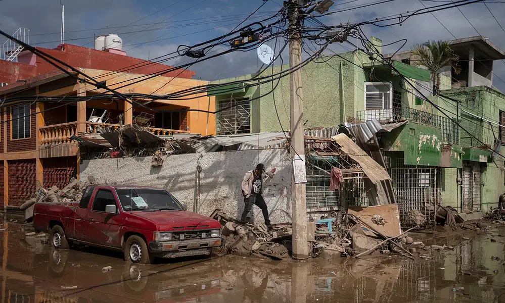 En México, más de 38 mil viviendas fueron afectadas por las lluvias
