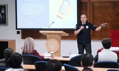 Estudiantes de la Universidad Panamericana (UP) recibieron capacitación en prevención de desaparición de personas