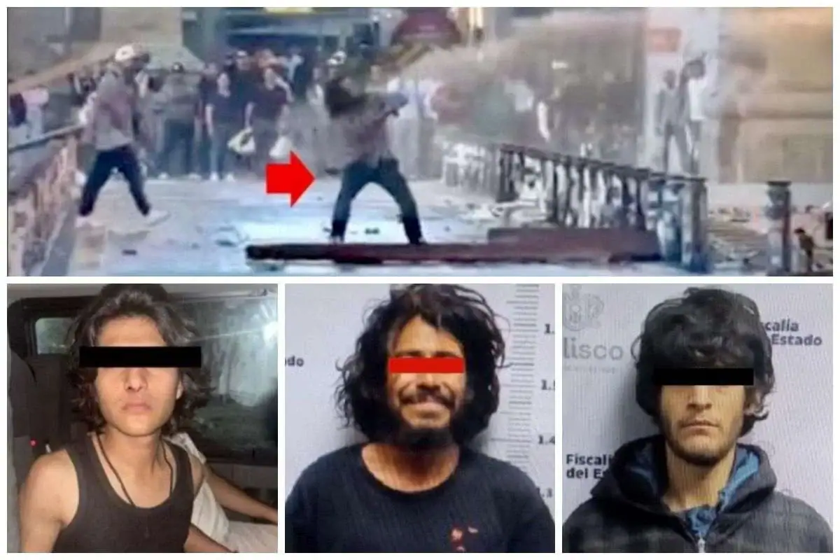 Treinta y dos de las 40 personas detenidas por acusados de cometer actos vandálicos durante la manifestación de la Generación Z