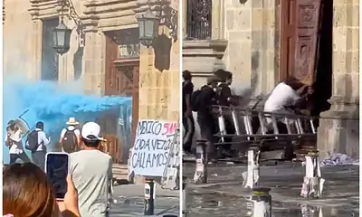 Detienen a 44 personas tras disturbios en Guadalajara; tres tienen antecedentes