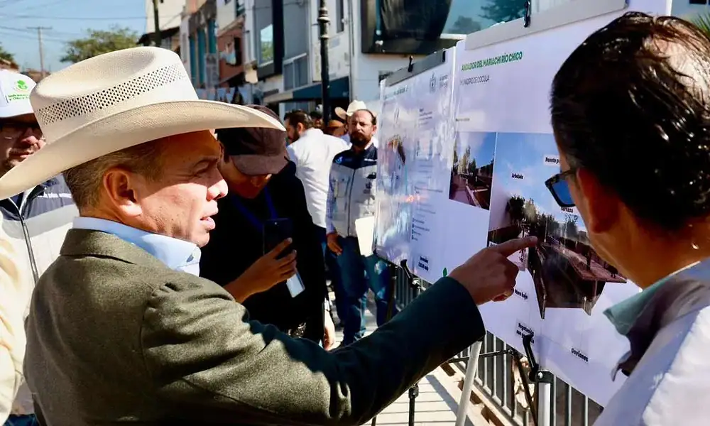 El Gobernador Pablo Lemus encabezó el inicio de las obras de urbanización de 329 lotes en el Fraccionamiento El Porvenir Cocula.