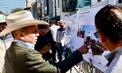 El Gobernador Pablo Lemus encabezó el inicio de las obras de urbanización de 329 lotes en el Fraccionamiento El Porvenir Cocula.