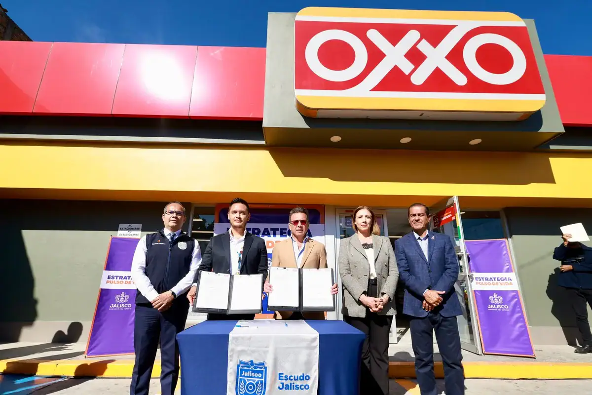 Más de mil 500 tiendas Oxxo serán zonas Pulso de Vida en Jalisco
