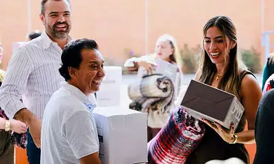 Entregan apoyos invernales a la comunidad ladrillera de Tlajomulco