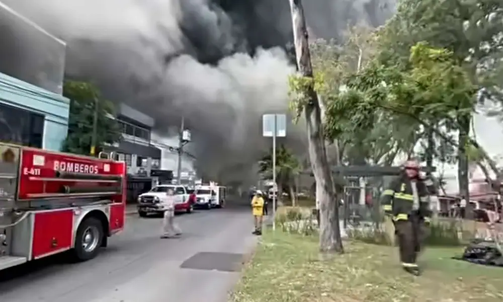Incendio en bar de Providencia
