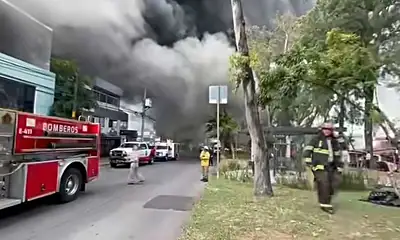 Incendio en bar de Providencia