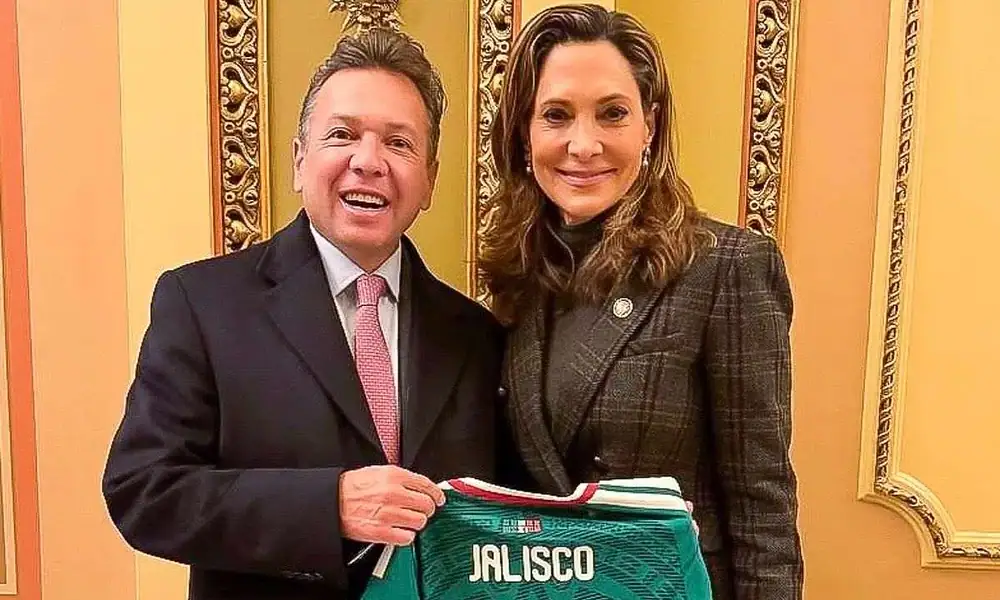 Lemus se reúne con congresistas estadunidenses en el Capitolio