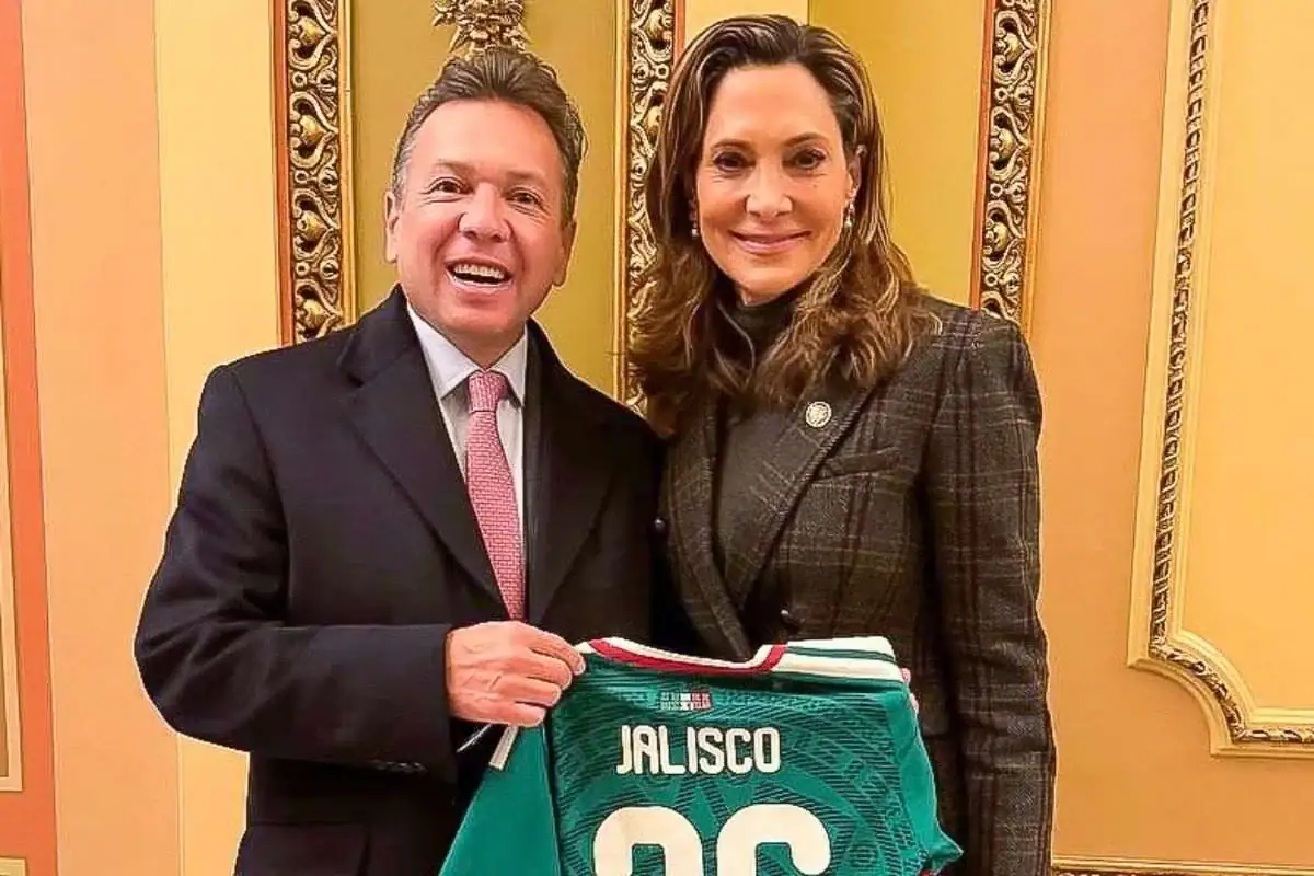 Lemus se reúne con congresistas estadunidenses en el Capitolio