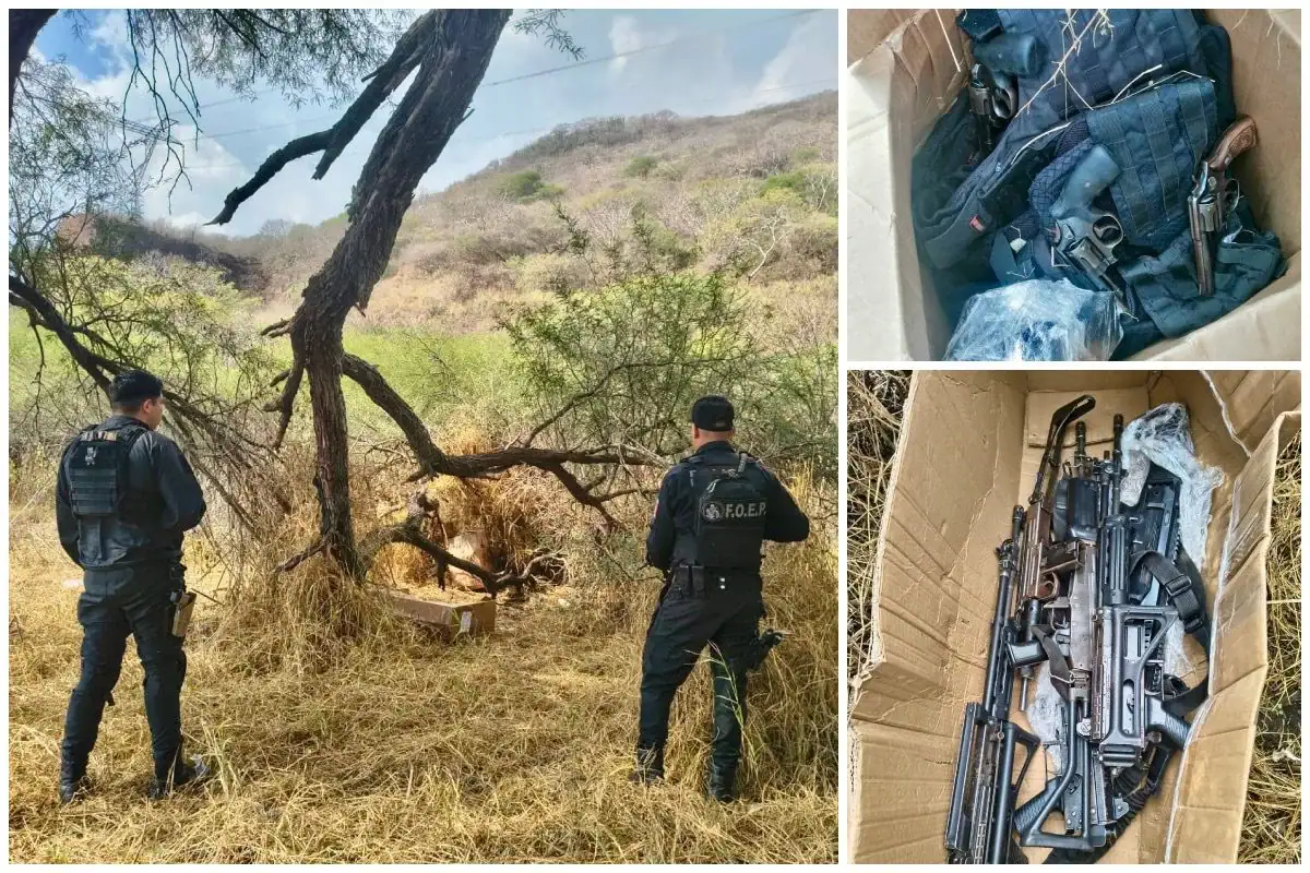 Localizan armas en Techaluta