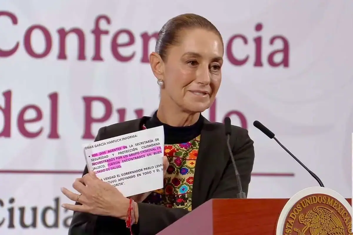 Sheinbaum informa localización de los elementos privados de la libertad en Zapopan