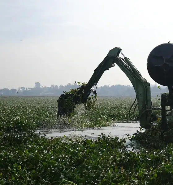 Arrancan trabajos de desazolve en Presa Las Pintas, en Tlaquepaque