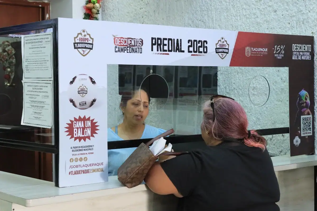 Tlaquepaque ofrece descuentos por pronto pago del predial 2026