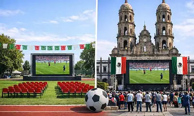 Zapopan instalará tres Public View para el Mundial de Futbol 2026