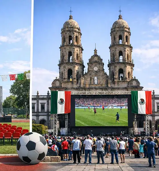 Zapopan instalará tres Public View para el Mundial de Futbol 2026