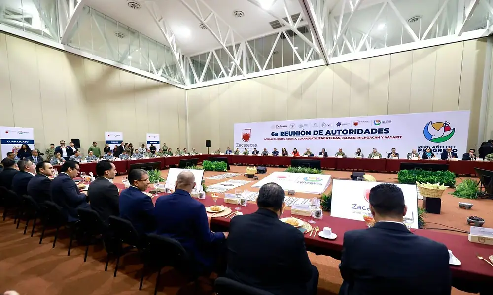 Lemus acude a 6ª Reunión de Autoridades convocada en Zacatecas