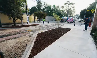 Avanza rehabilitación de calle Hidalgo, conectará López Mateos con Camino Real a Colima