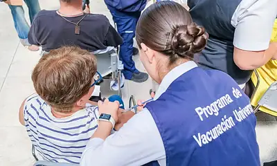 Vacunación contra el sarampión en Jalisco
