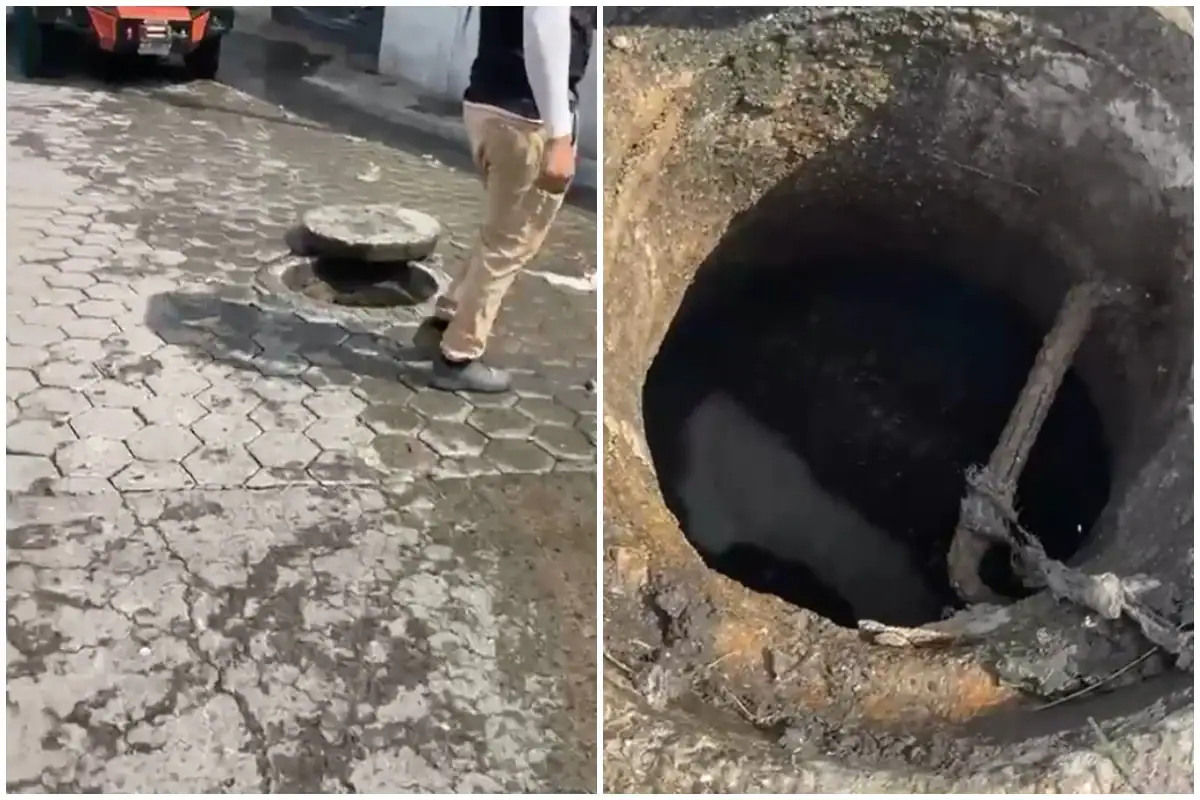 Descartan riesgo por agua rosada en alcantarilla de San Agustín