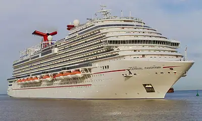 Se reactiva turismo naviero con el arribó del Carnival Panorama a Puerto Vallarta