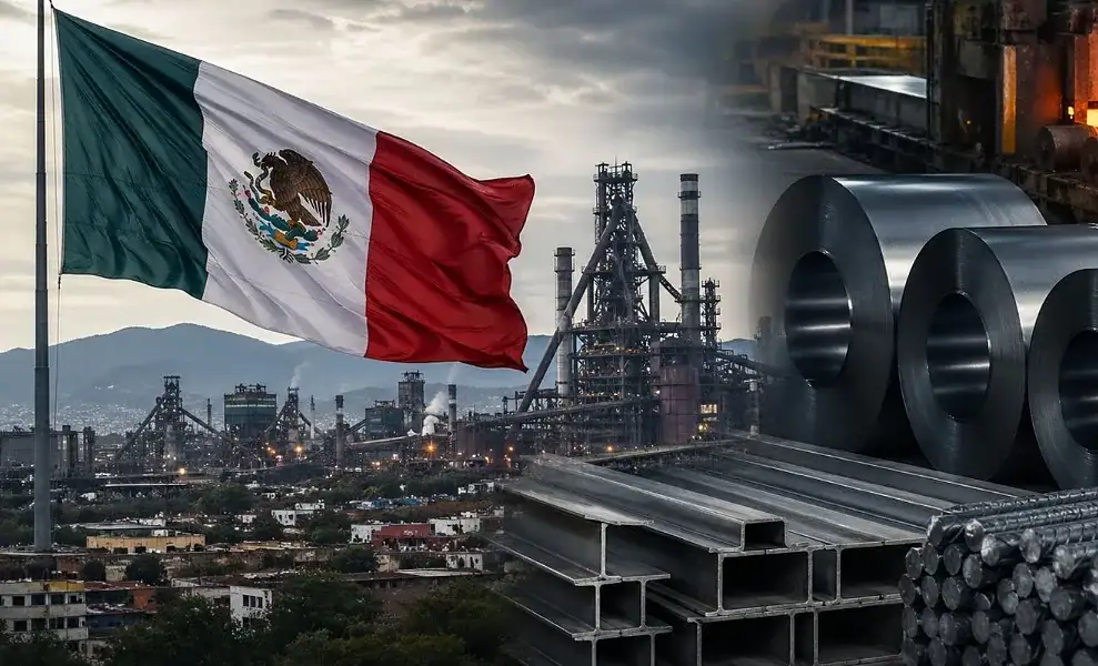 México blinda acero nacional; impulsa compras públicas y activa plan industrial