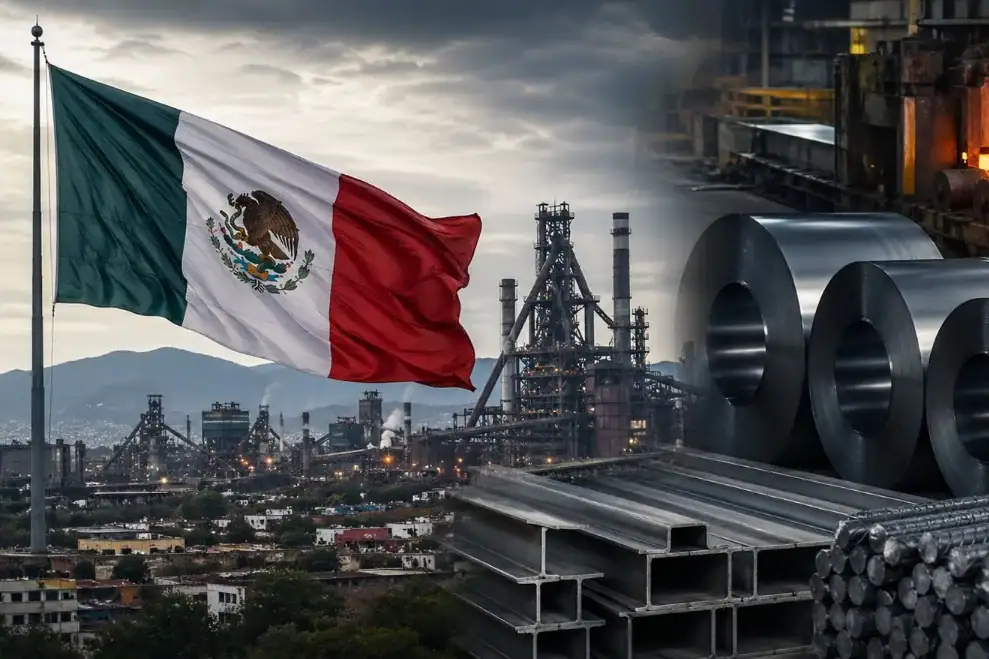 México blinda acero nacional; impulsa compras públicas y activa plan industrial