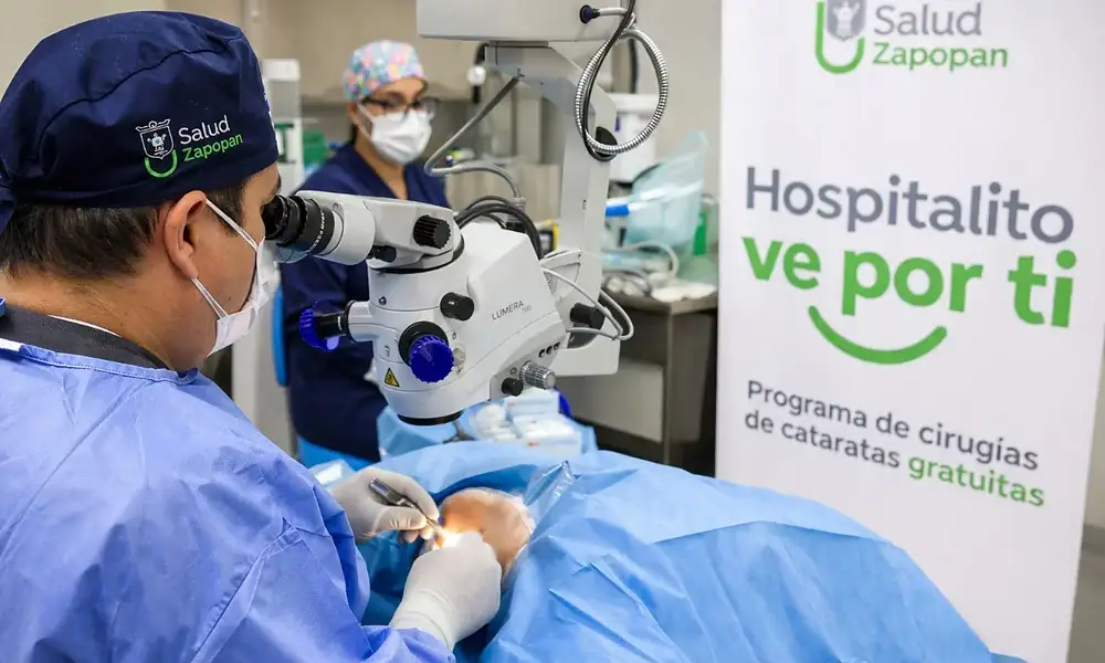 Zapopan ofrece cirugías de cataratas sin costo a población vulnerable
