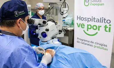 Zapopan ofrece cirugías de cataratas sin costo a población vulnerable