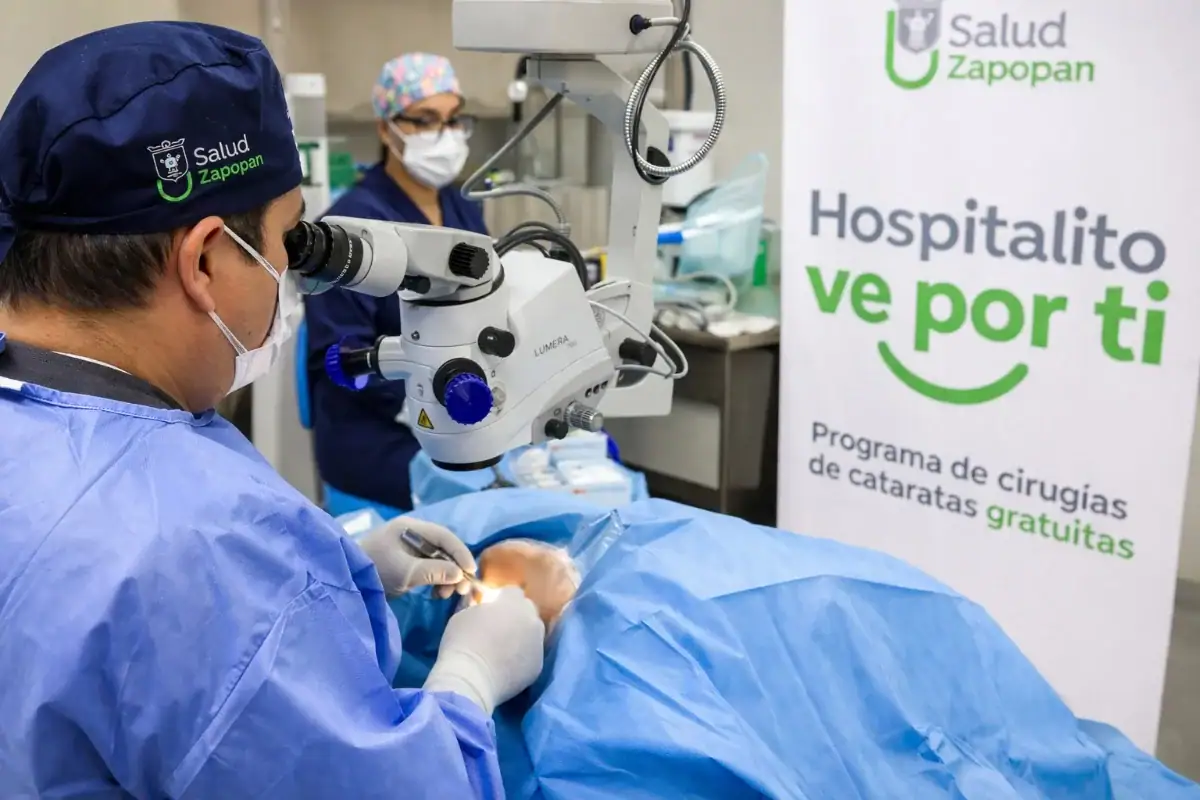 Zapopan ofrece cirugías de cataratas sin costo a población vulnerable