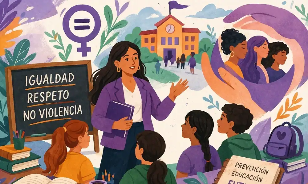 Impulsan programa de prevención de la violencia de género en escuelas