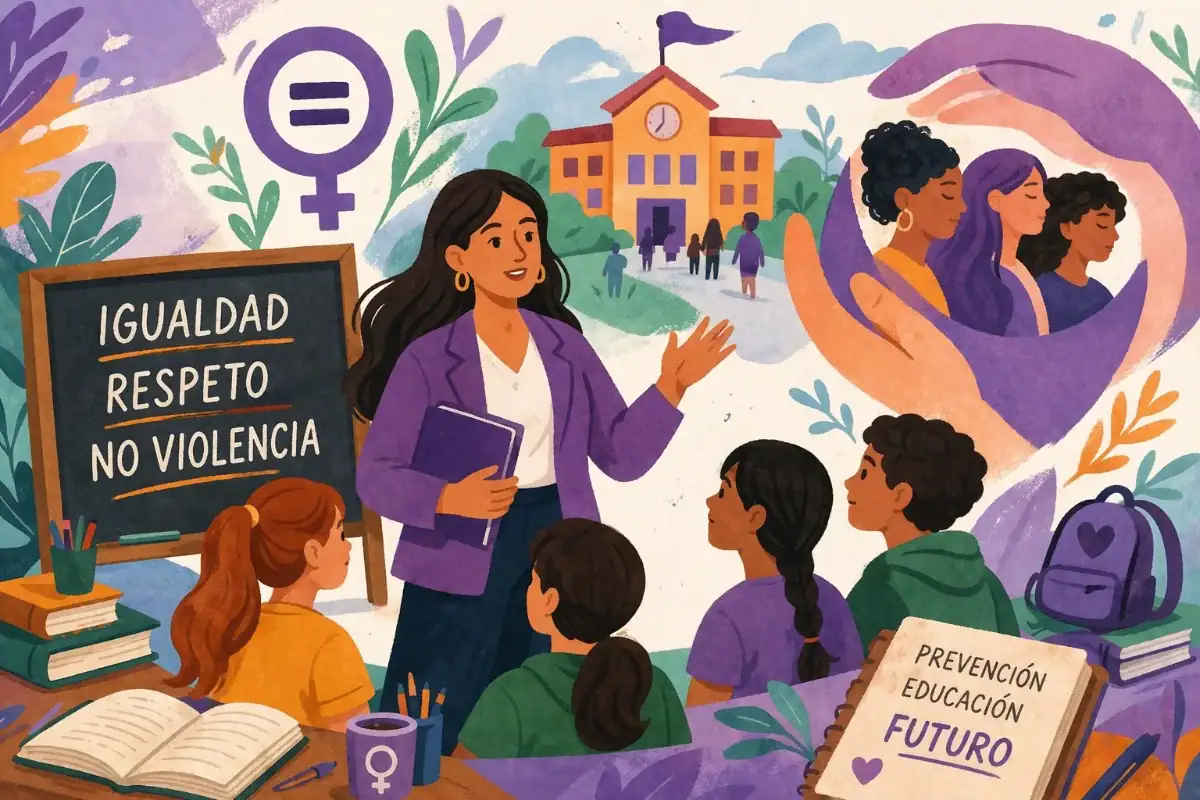 Impulsan programa de prevención de la violencia de género en escuelas