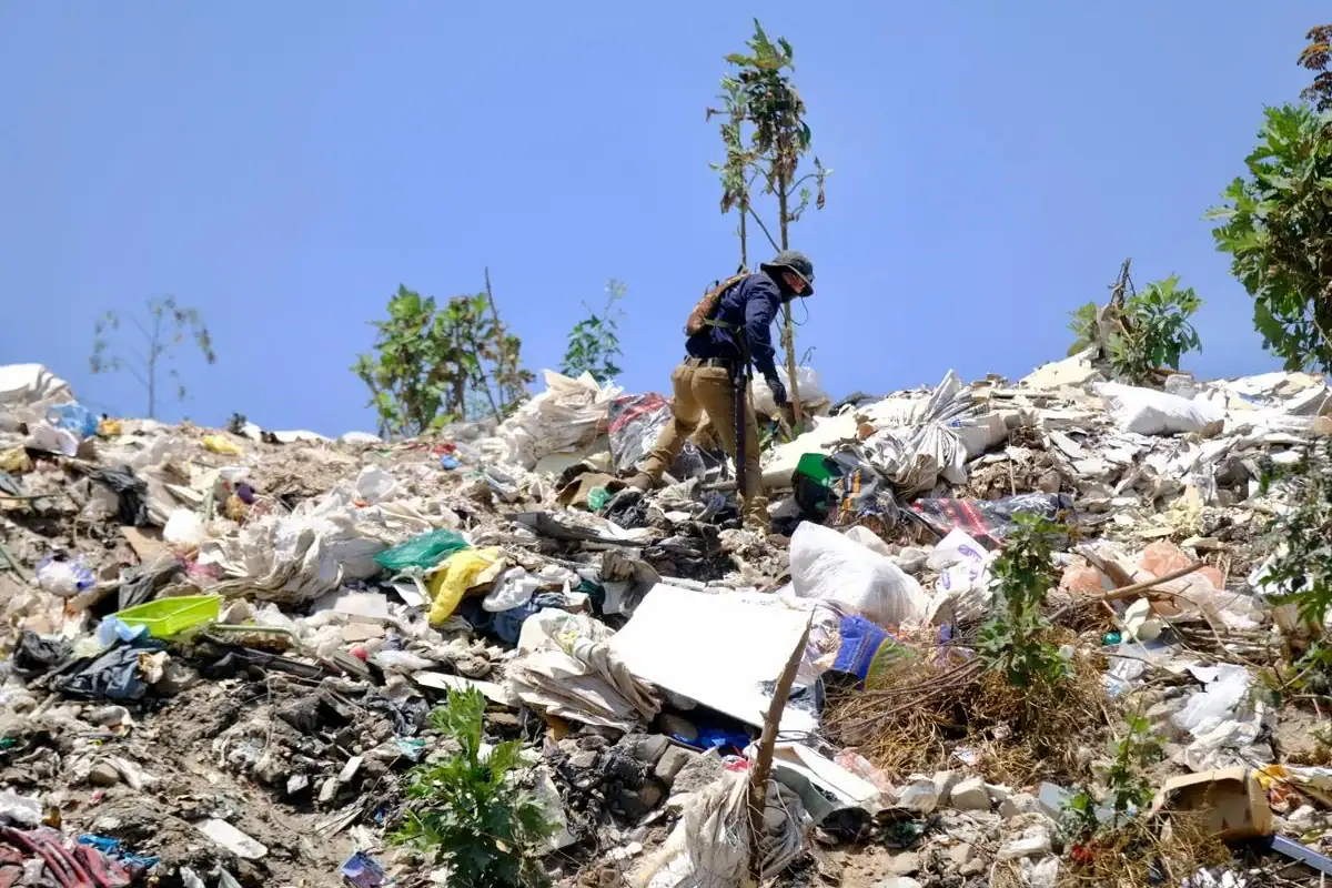Realizan operativo de búsqueda en el Cerro del Cuatro; localizan resto óseo