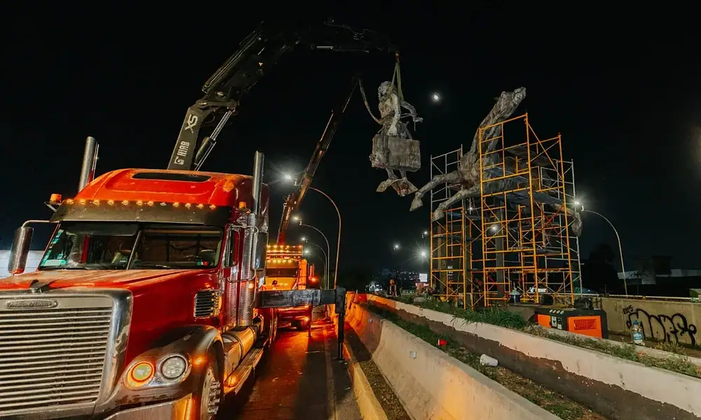 ‘Las Tres Gracias’ dejan Lázaro Cárdenas; ahora estarán en Plaza de la República