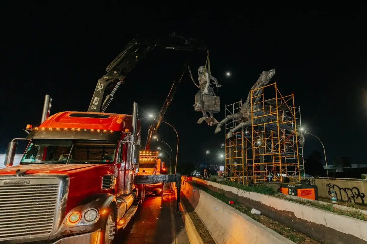 ‘Las Tres Gracias’ dejan Lázaro Cárdenas; ahora estarán en Plaza de la República