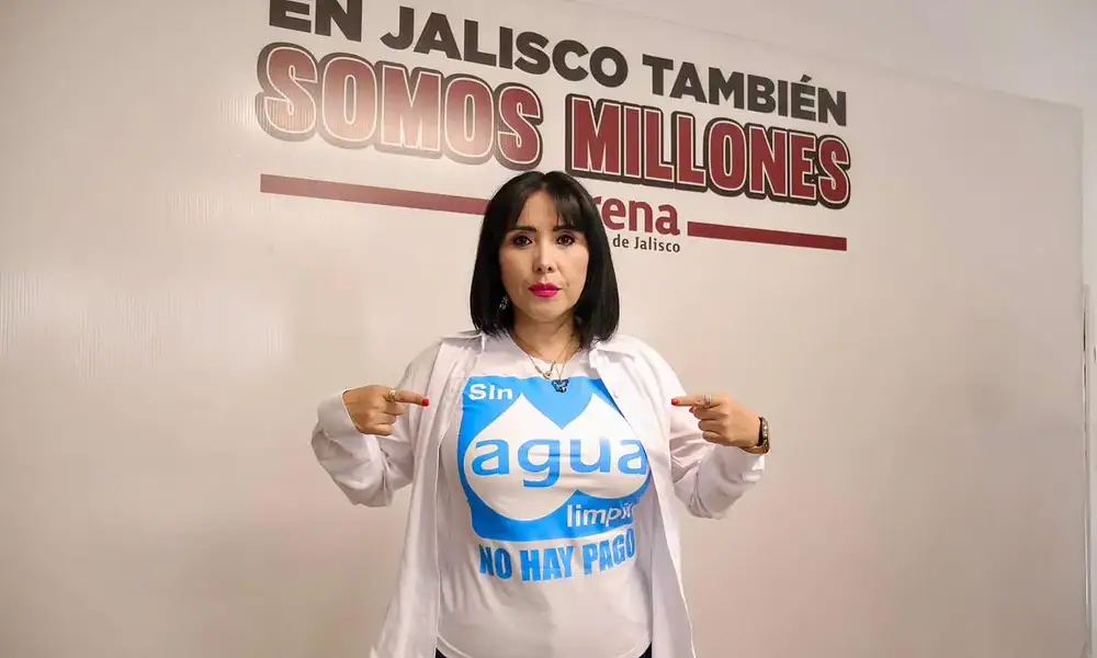 ‘Sin agua limpia no hay pago’, propone diputada morenista en Jalisco