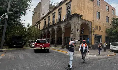Cae árbol en la Rotonda de las y los Jaliscienses Ilustres; no hubo lesionados
