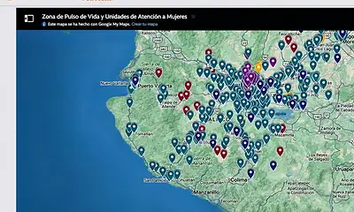 Jalisco lanza mapa digital con 2 mil 246 puntos seguros para mujeres en todo el estado