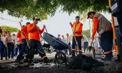 Invierten 56.8 MDP en Programa de Bacheo Emergente 2026