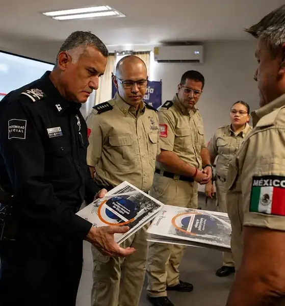 Entrega Protección Civil Programa de Gestión de Riesgos a la Comisaría de Zapopan