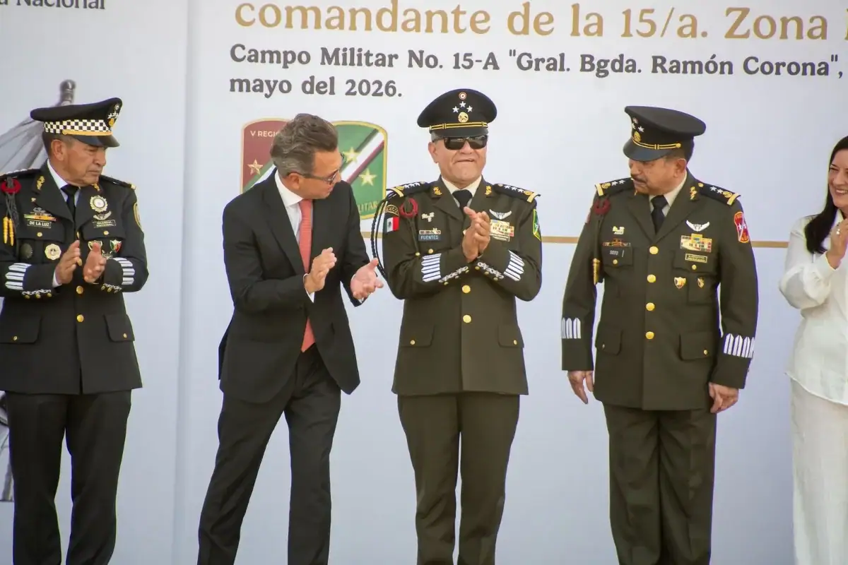 Santos Gerardo Soto asume como nuevo comandante de la 15/a Zona Militar en Jalisco